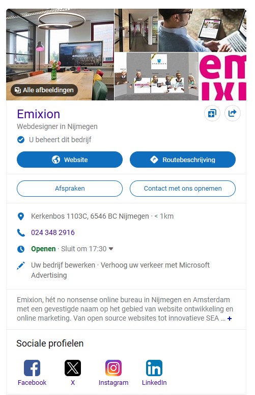 Bing places