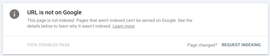 Google search console indexering aanvragen